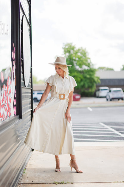 Rose Dress in Ivory