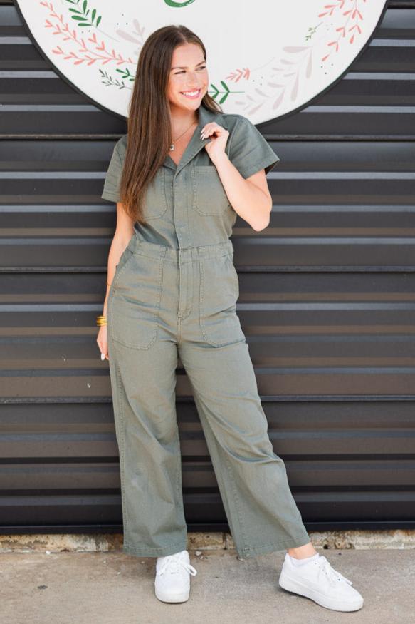 Maverick Jumpsuit In Grass