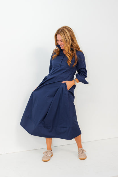 Alayna Dress in Navy