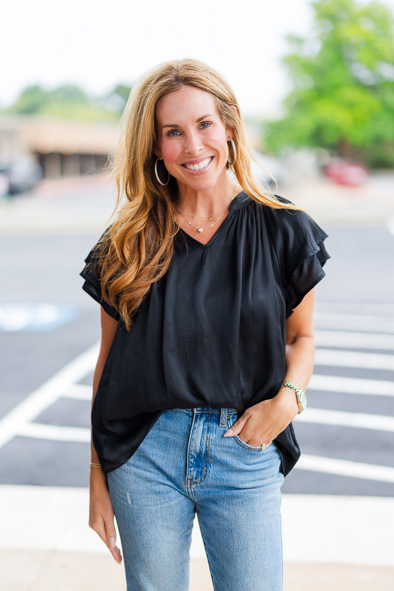 Caroline Blouse in Black