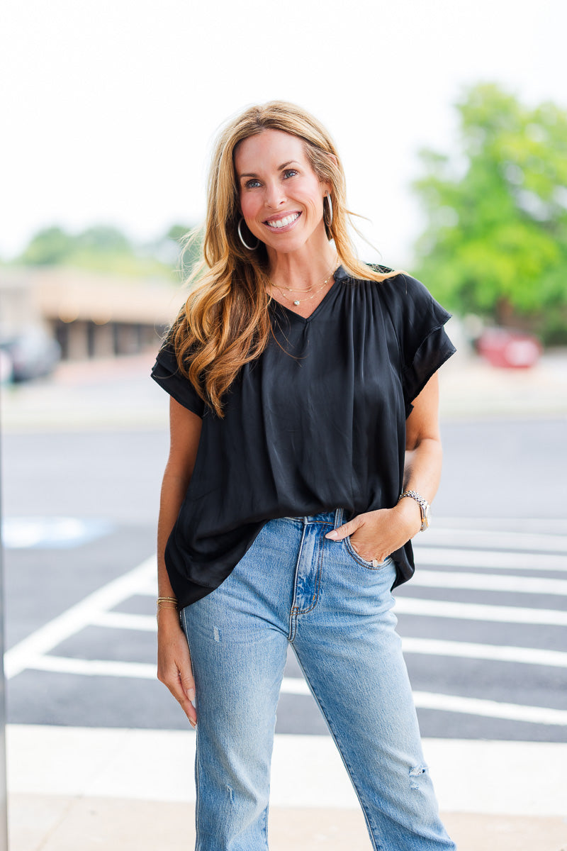 Caroline Blouse in Black