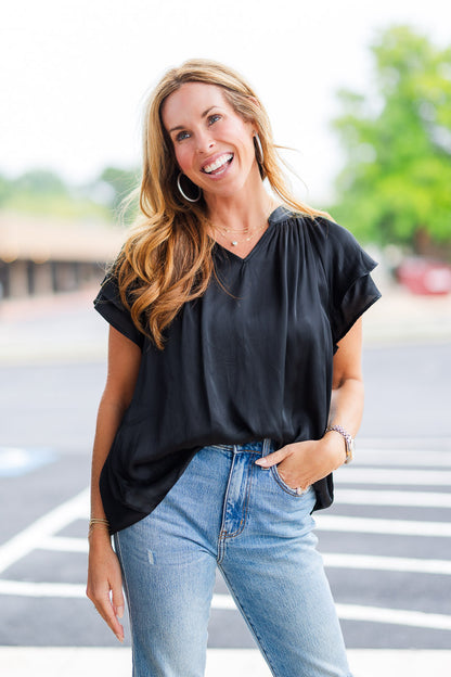 Caroline Blouse in Black