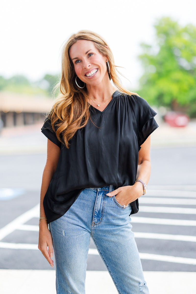 Caroline Blouse in Black