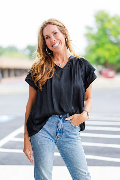 Caroline Blouse in Black