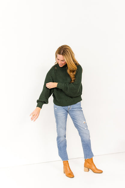 Eve Sweater in Evergreen