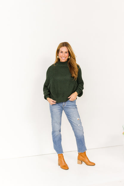 Eve Sweater in Evergreen