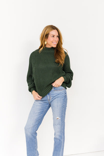 Eve Sweater in Evergreen