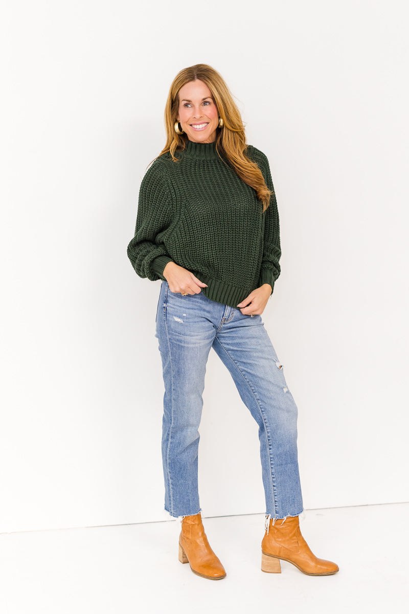 Eve Sweater in Evergreen