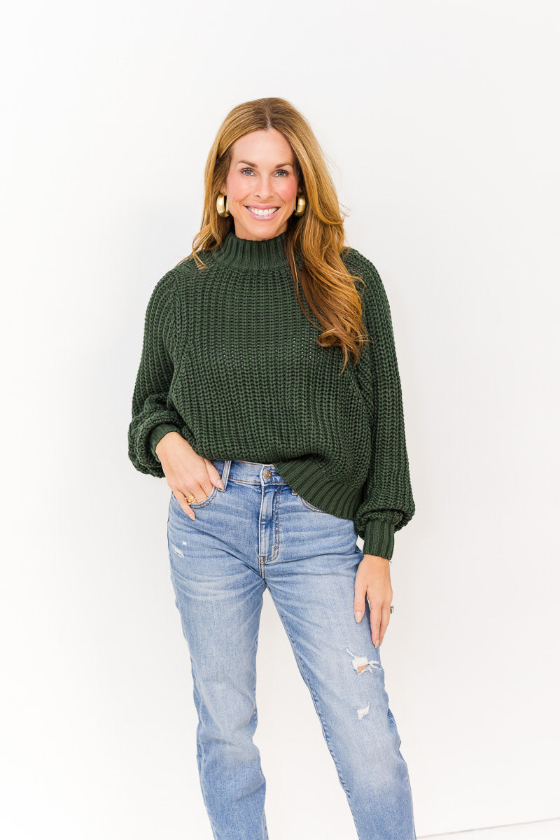 Eve Sweater in Evergreen