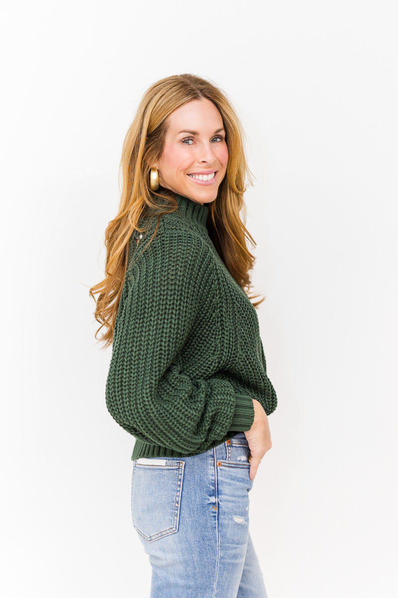 Eve Sweater in Evergreen