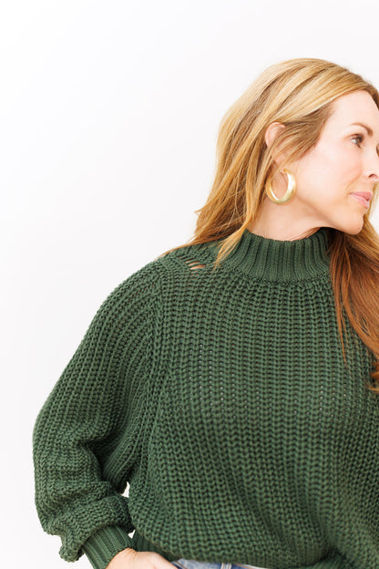 Eve Sweater in Evergreen