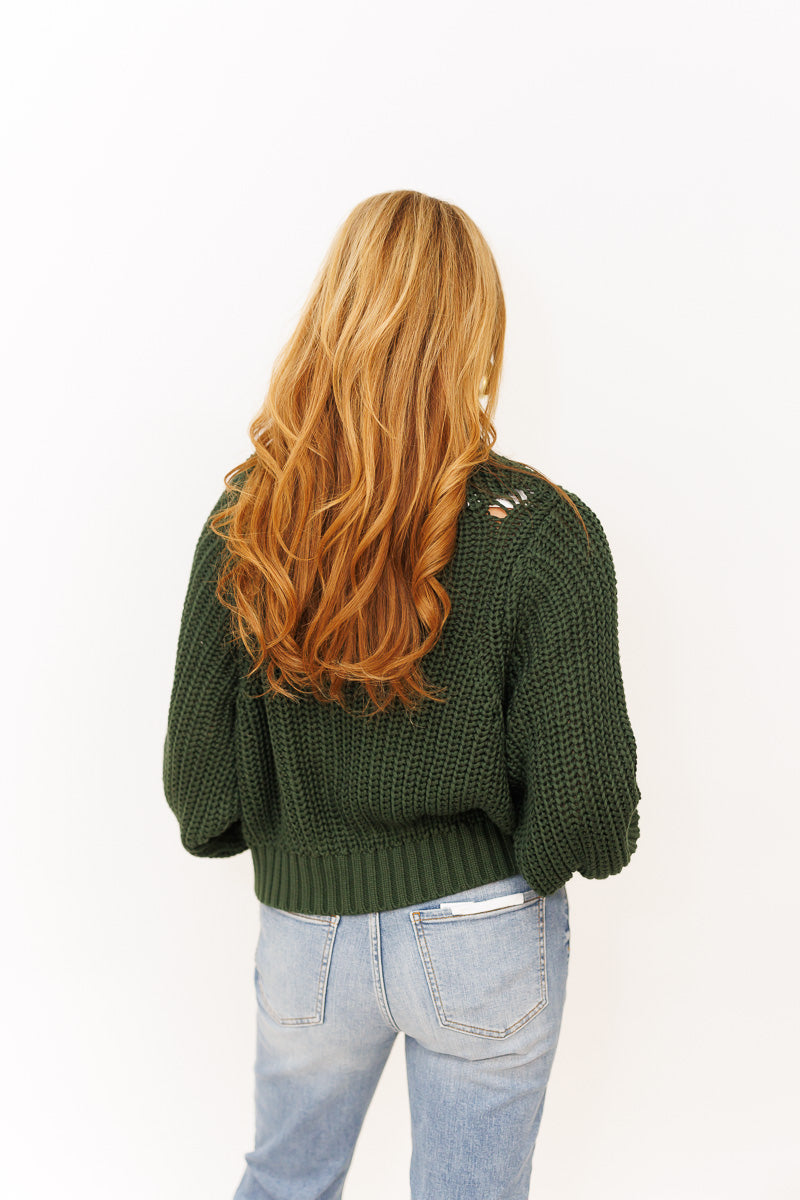 Eve Sweater in Evergreen