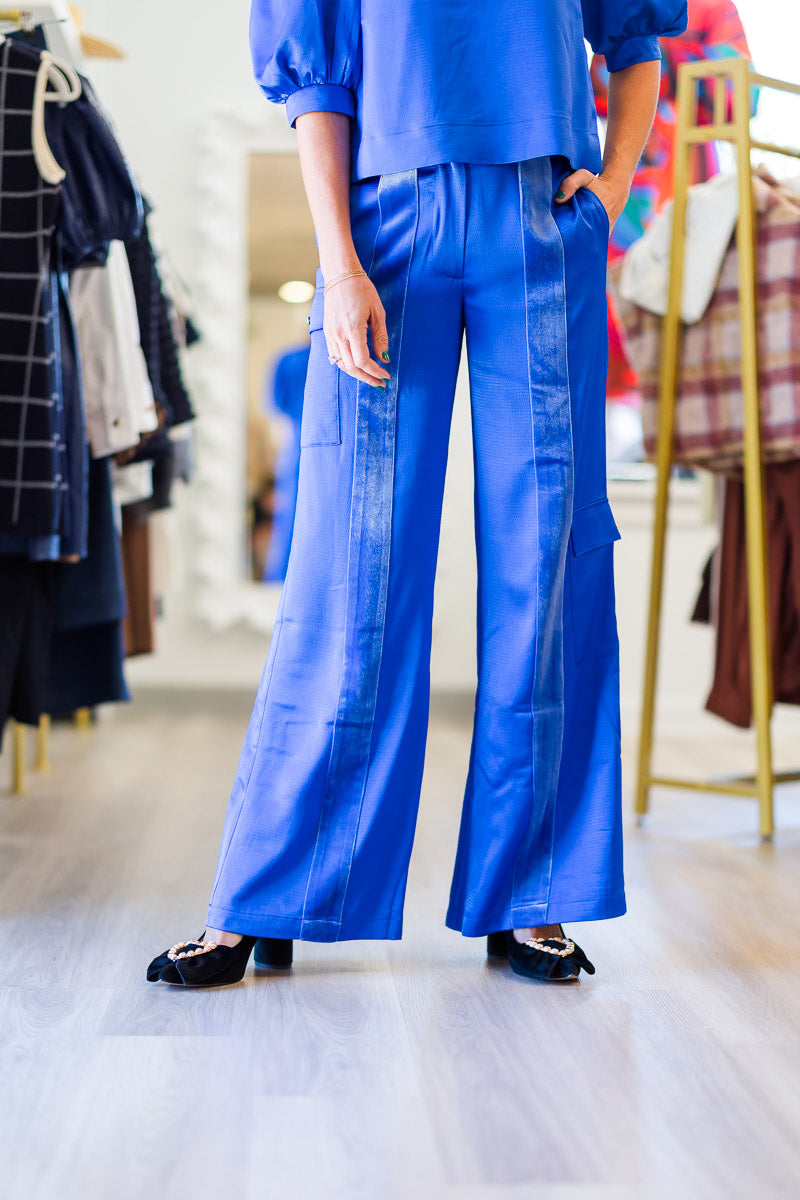 Ophelia Pant in Dazzling Blue