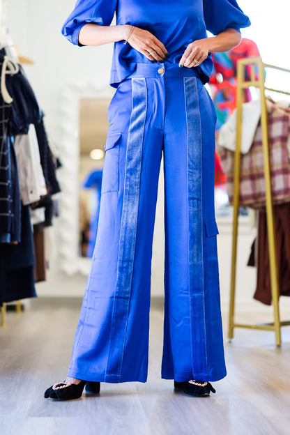 Ophelia Pant in Dazzling Blue