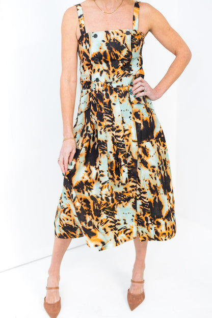 Lexi Print Maxi Dress in Multi Print