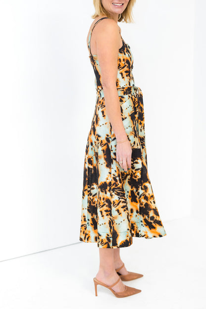 Lexi Print Maxi Dress in Multi Print