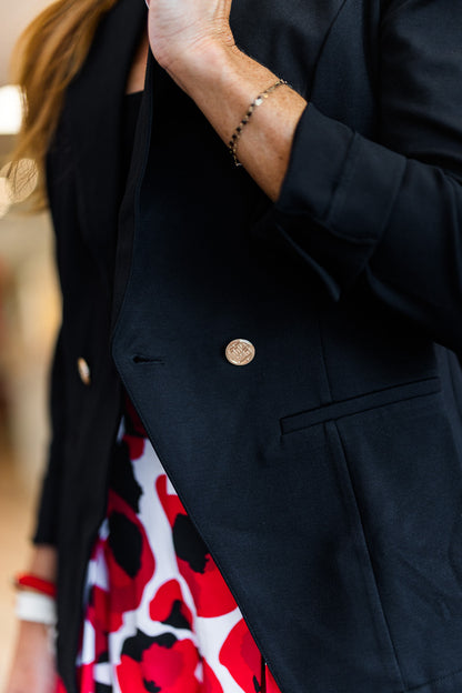 Bradshaw Blazer in Black Ponte