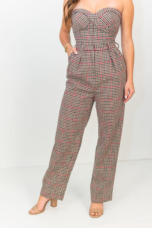 York Trouser in Clarence Houndstooth