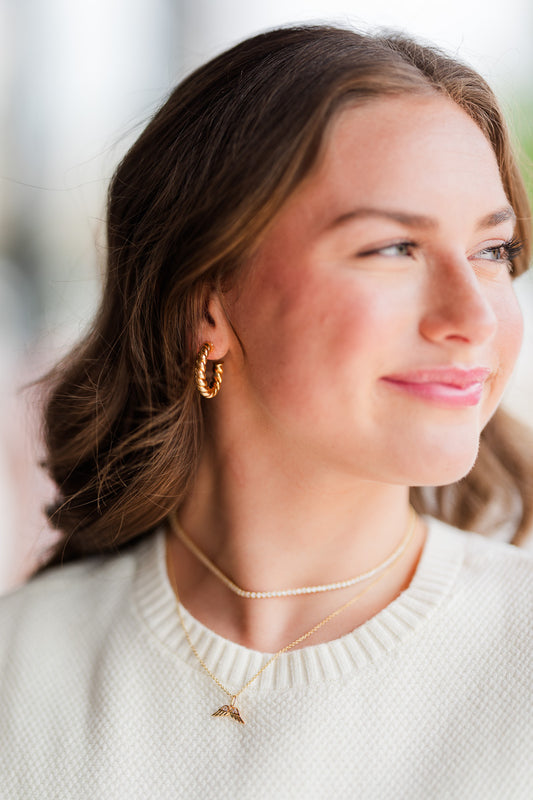 Paris Hoop in Gold