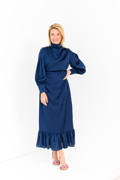 Parker Dress in Midnight