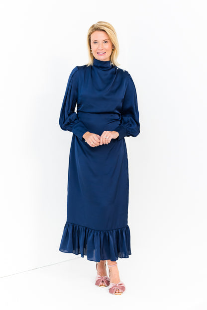 Parker Dress in Midnight