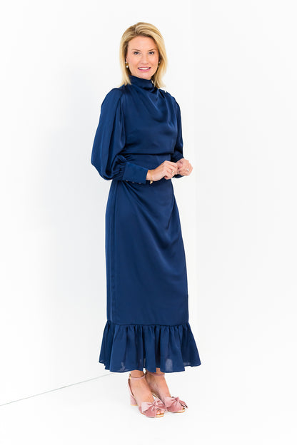 Parker Dress in Midnight