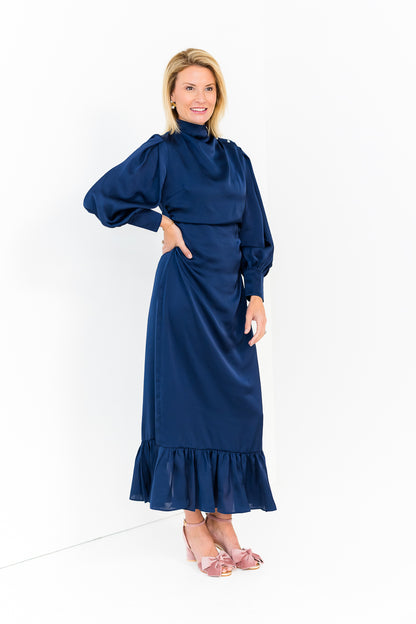 Parker Dress in Midnight