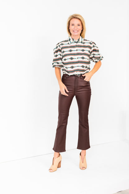 Margot Top in Apache Stripe