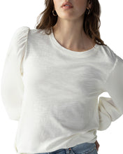 Load image into Gallery viewer, Wonderland Puff Sleeve Tee in Ivory

