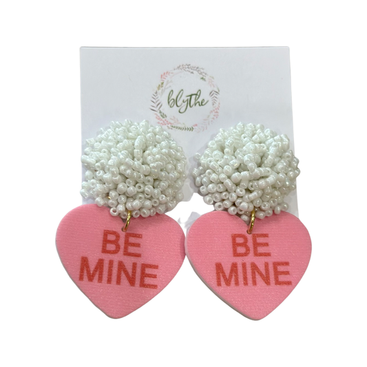 Small Be Mine Heart Earring