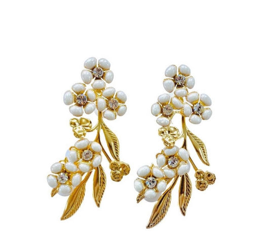 Flower Stem Earring