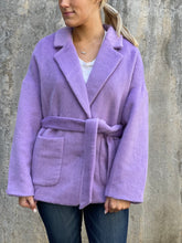 Load image into Gallery viewer, Lilac Tie Coat
