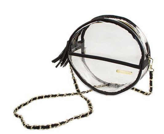 Canteen Clear Crossbody w/Black