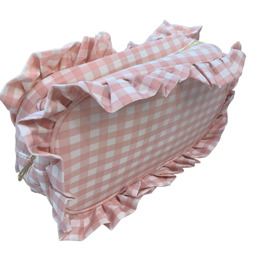 Large Gingham Bag in Pink